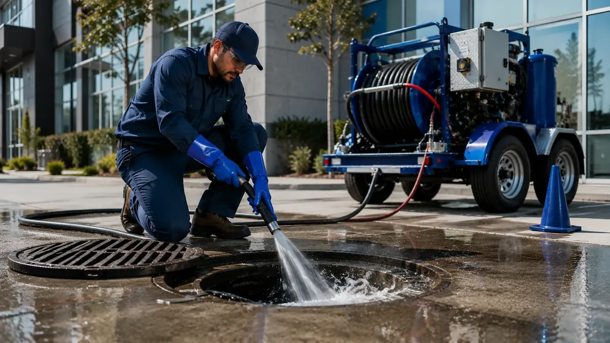 Commercial Hydro Jet Drain Cleaning in San Leandro