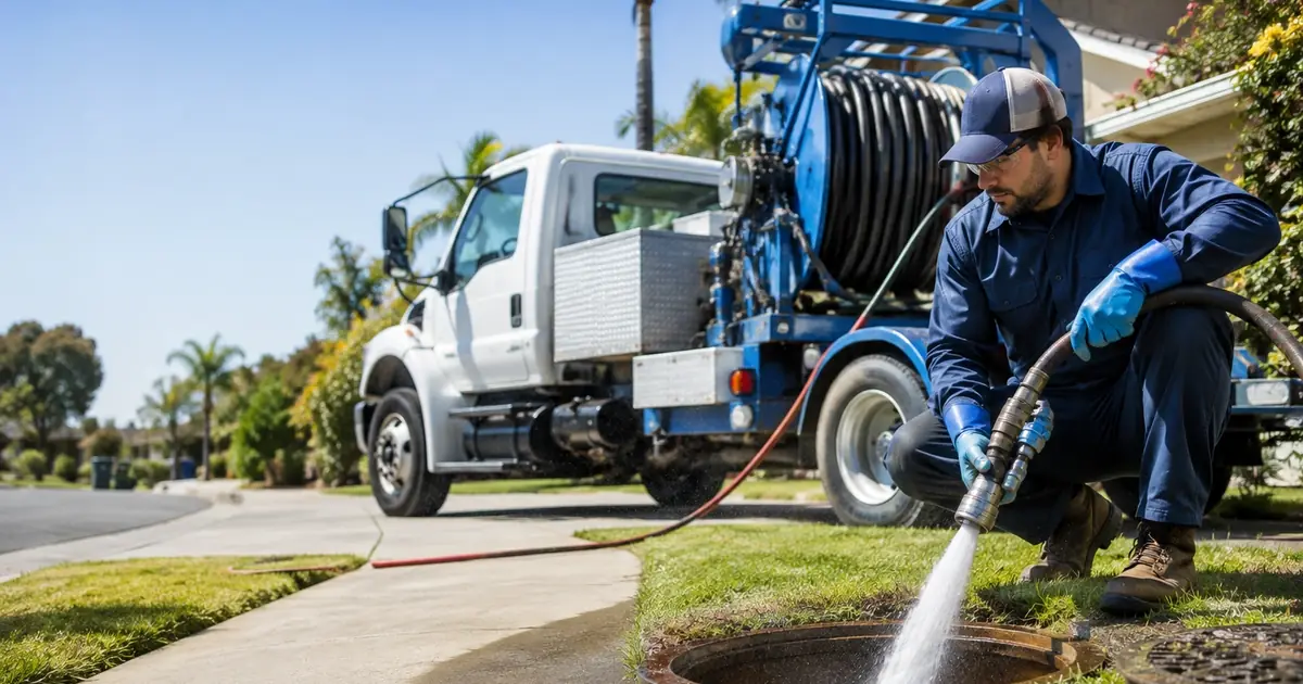 Hydro jet sewer cleaning San Leandro