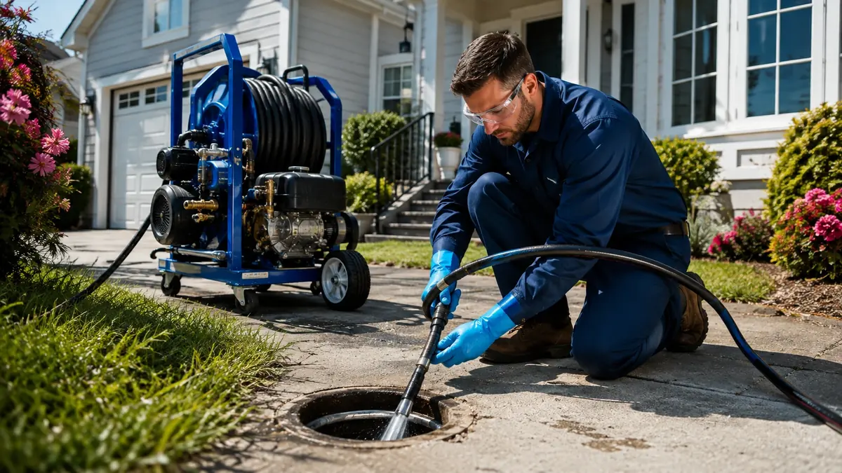 Residential Hydro Jet Drain Cleaning in San Leandro