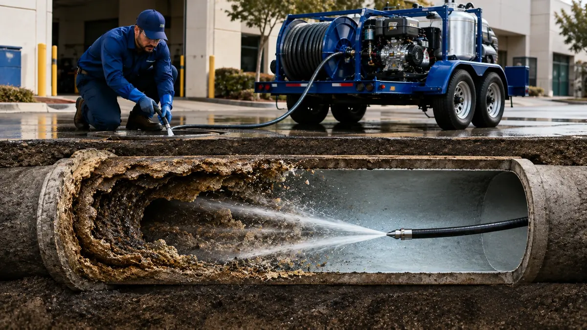 Sewer Pipe Descaling in San Leandro